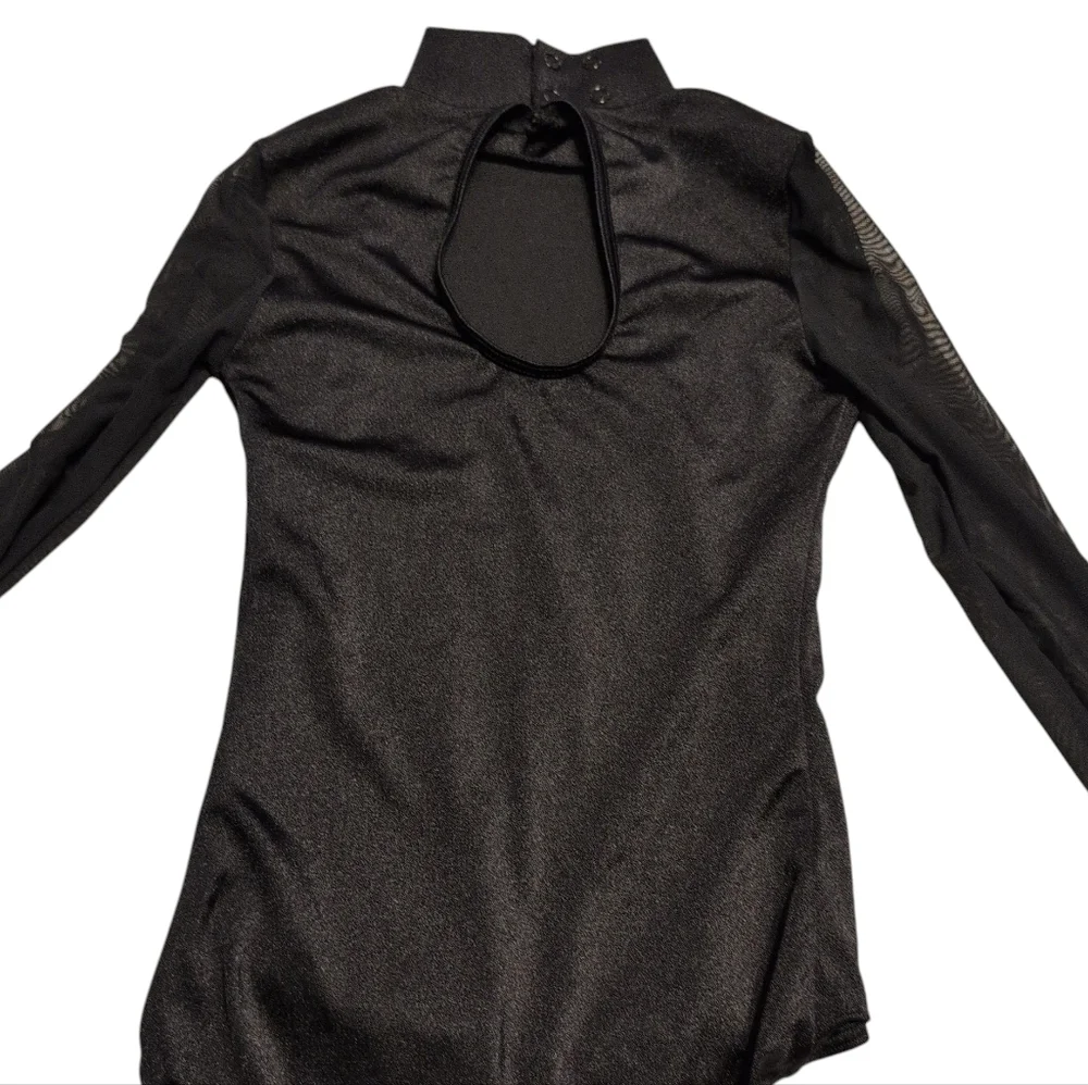 Weissman Sheer Sleeve Chic Bodysuit